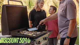 Blackstone 2-Burner 28 Griddle with Air Fryer Combo