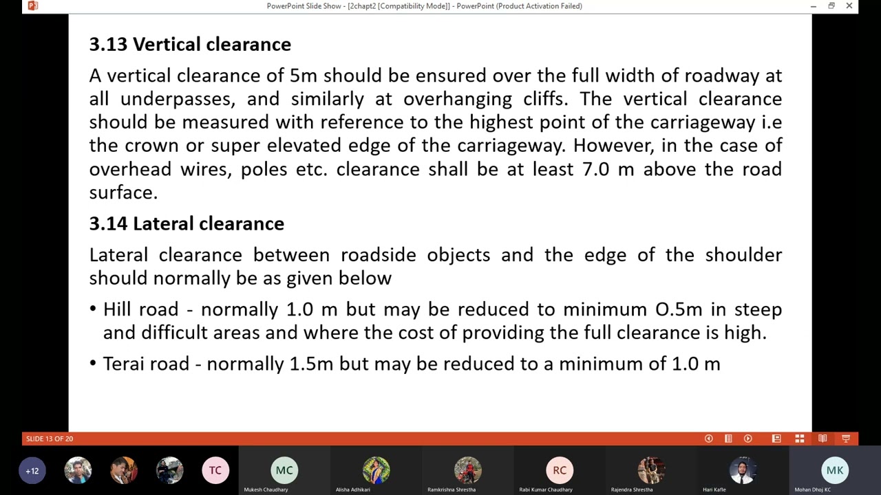 2.13 Vertical Clearance | Rural Road Engineering | Engineer Star | Nepali | BE Civil