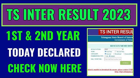 ts inter result 2023 kaise check kare, how to check ts inter result 2023, tsbie 1st 2nd year result