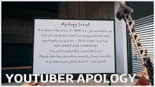 How Fake You Tube Apologys Start.