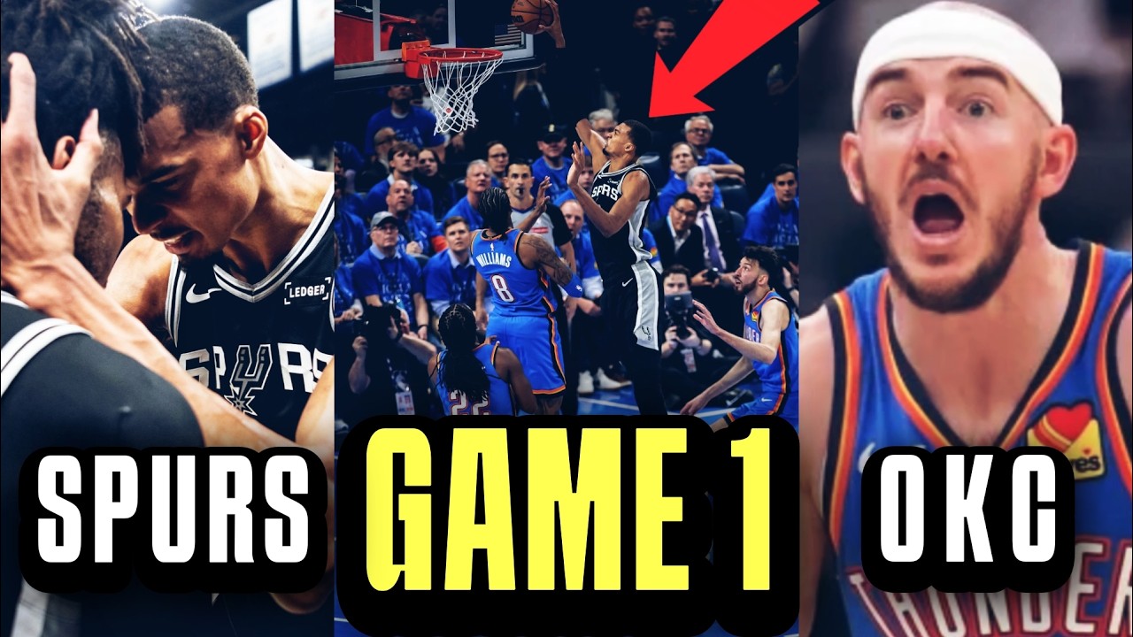 GRABE double OT! Parang FINALS ang Game 1! Monster Game ni Wemby! LOGO 3 for OT! Spurs vs OKC Game 1