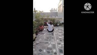 #2 day of learning yoga ..the very basic yoga asana 🌹🌞