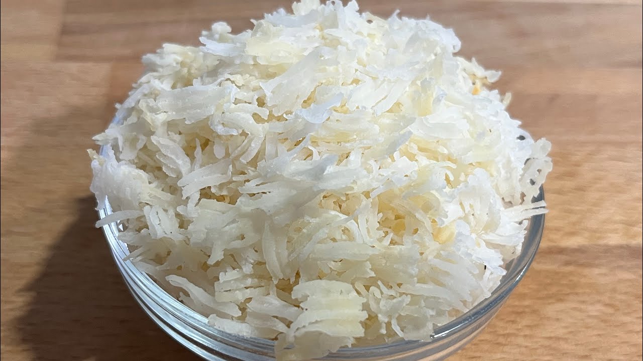 สวนครัวชวนทำ เกล็ดมะพร้าวอบแห้ง ทำง่ายไม่ต้องเสียเงินซื้ออีกต่อไป | dry coconut |