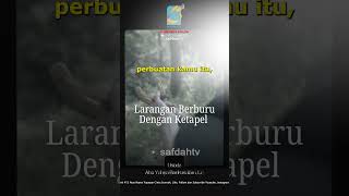 [SHORT] Larangan Berburu Dengan Ketapel - Ustadz Badru Salam, Lc