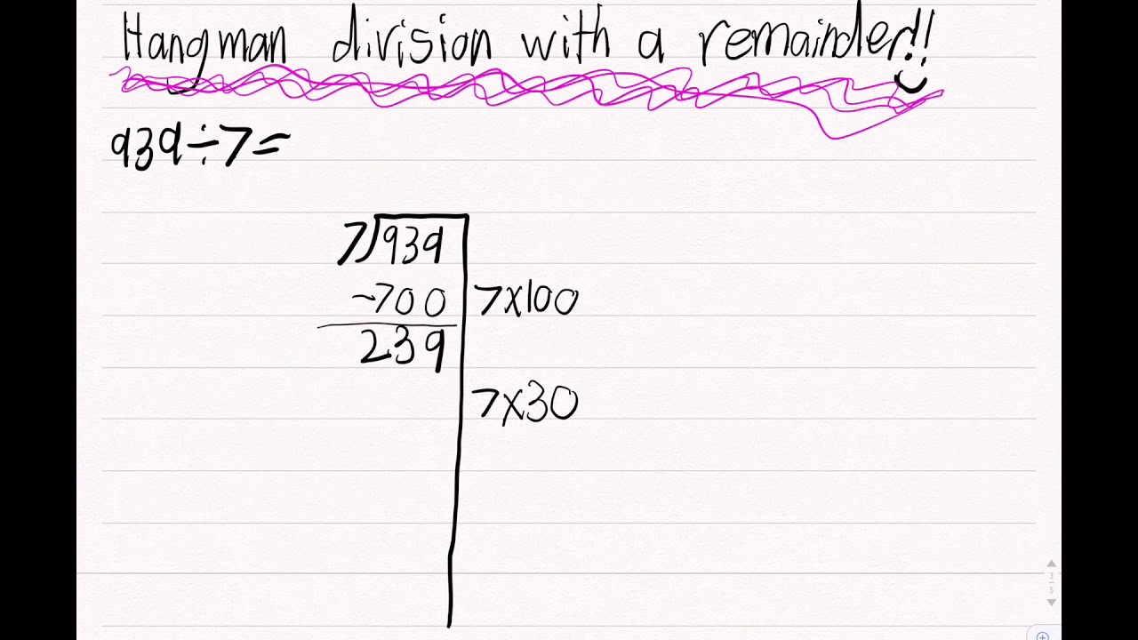 hangman division with remainders alex pierce youtube