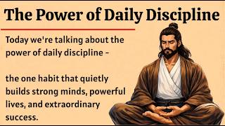 Power of Daily Discipline - Be Consistent || Improve Your English Fluency | Motivational Video 🔥
