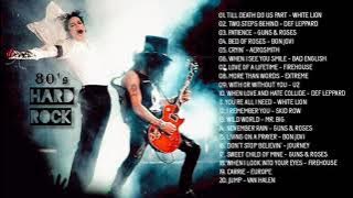 HARD ROCK 80'S Guns & Roses - Def Leppard - Bon Jovi | FULL ALBUM