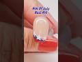 Easy 4th Of July Nail Art For Beginners ⭐️ #nailart #independenceday