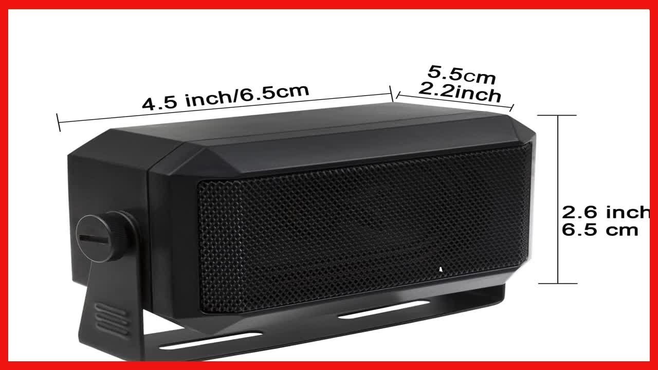 Great product - Rectangular External Communications Speaker for Ham ...
