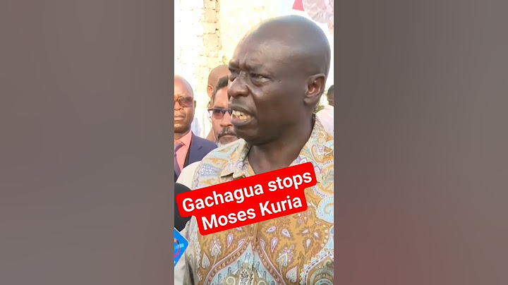 Angry GACHAGUA put CS Moses KURIA on notice, warn him to respect Kenyans who are suffering