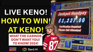 FREE! 9-SPOT! How to Win at Keno! #shorts #keno #youtube #slots #youtubeshorts #youtuber #jackpot