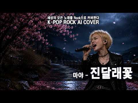 진달래꽃 - 마야 (Metal Ver.) | 마야를 압도하는 남성 진성 샤우팅 거칠고 |  파워풀한 남성 보컬 리메이크 [K-POP Rock AI Cover]