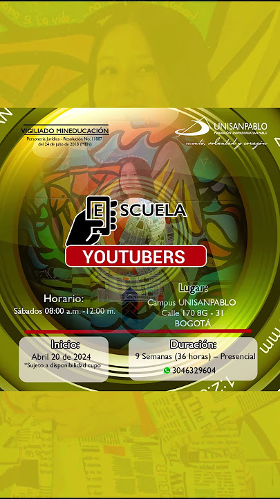 Curso de Escuela Youtubers #shorsts #youtubers