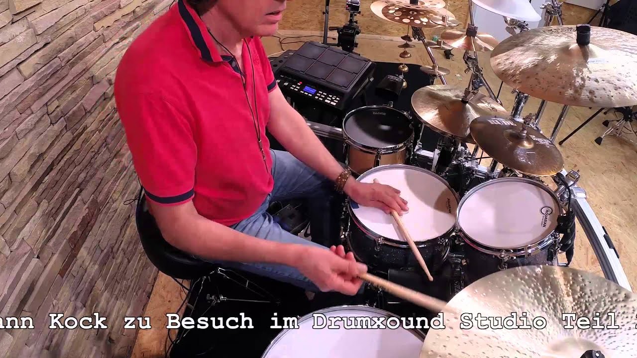 Hermann Kock zu Besuch im drumxound Studio