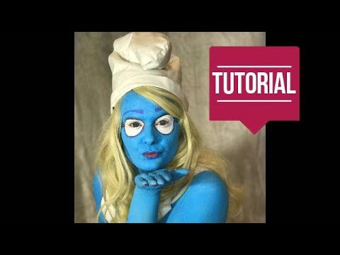 Smurf Makeup Tutorial Door 6 Advent