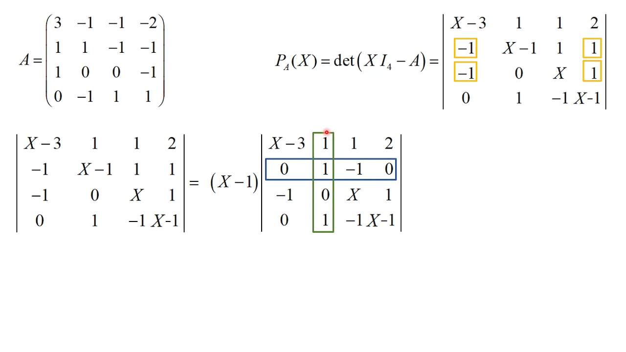 Exemple 5 de calcul effectif "chanceux" du polynôme caractéristique d — free download