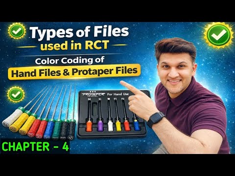 Types of Files used in RCT | Color Coding of Hand & Protaper Files ...