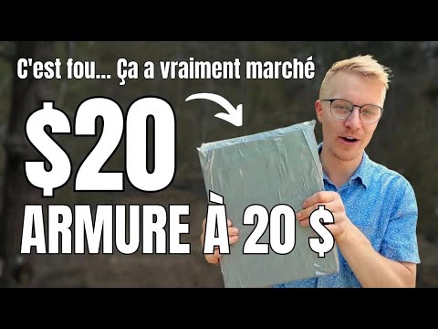 Armure maison à 20 $: seulement 3 ingrédients !