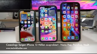 Caseology Spigen iPhone 13 Hüllen ausprobiert - Nano Pop, Parallax, Vault