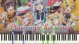 Plasmagic Seasons! / hololive 1st Gen - Piano Arrangement [Synthesia]