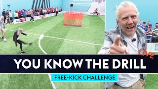 Free-Kick Challenge!  🚀| Jimmy Bullard vs Mollie Green! | You Know The Drill LIVE