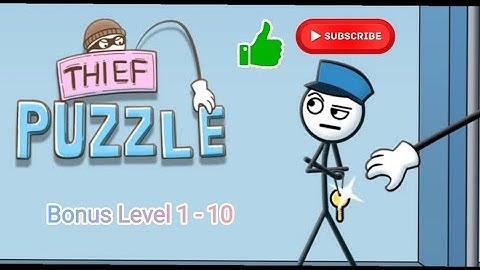 Thief Puzzle Bonus Level 1 - 10 Gameplay Walkthrough #thiefpuzzle #newbonuslevel #videos #epicgamer