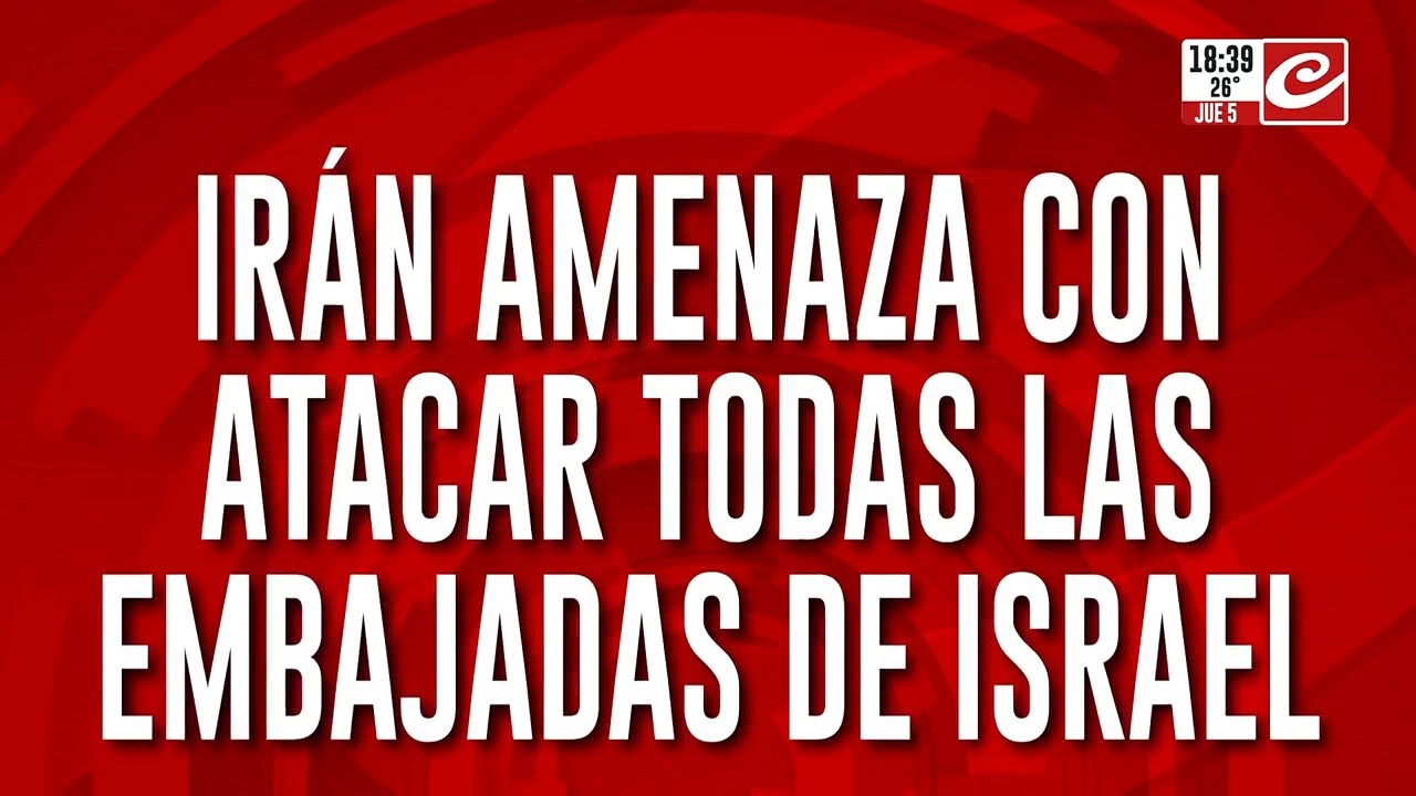 Tensión mundial: refuerzan la seguridad en la Embajada de Israel en Argentina