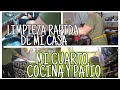 LIMPIEZA RÁPIDA DE MI CASA 🏃‍♀️ + MI CUARTO 🛏️, COCINA 🍳Y PATIO 👕