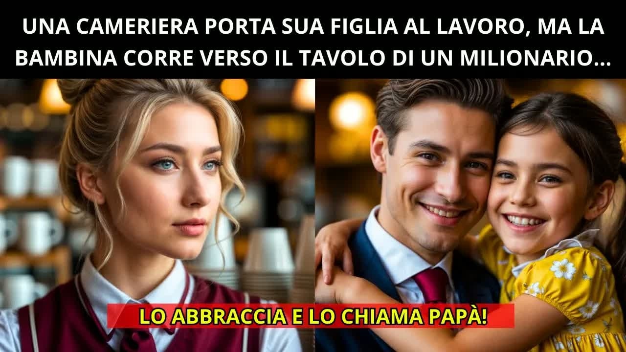 UNA CAMERIERA PORTA SUA FIGLIA AL LAVORO, MA LA BAMBINA SI AVVICINA A UN MILIONARIO E LO CHIAMA