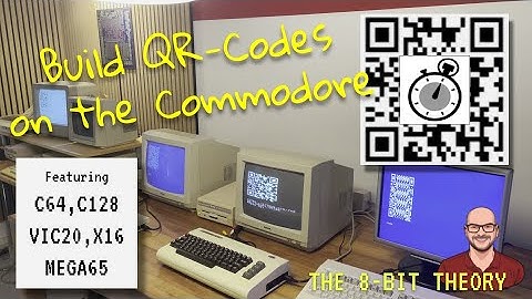 1 MHz, 5 kB RAM QR-Code-Generator. Does that work? C128, VIC-20, C64, Mega65, and X16.