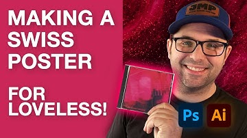 🎸 Making a SWISS SHOEGAZE Poster for LOVELESS (My Bloody Valentine)