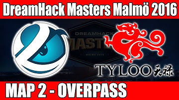 TyLoo vs Luminosity | Group A Decider Bo3 Map 2 (Overpass) Day 3 DreamHack Masters Malmö 2016