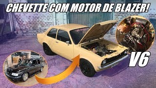 CHEVETTE COM MOTOR V6 BLAZER - YOUTUBER POR UM DIA 7008