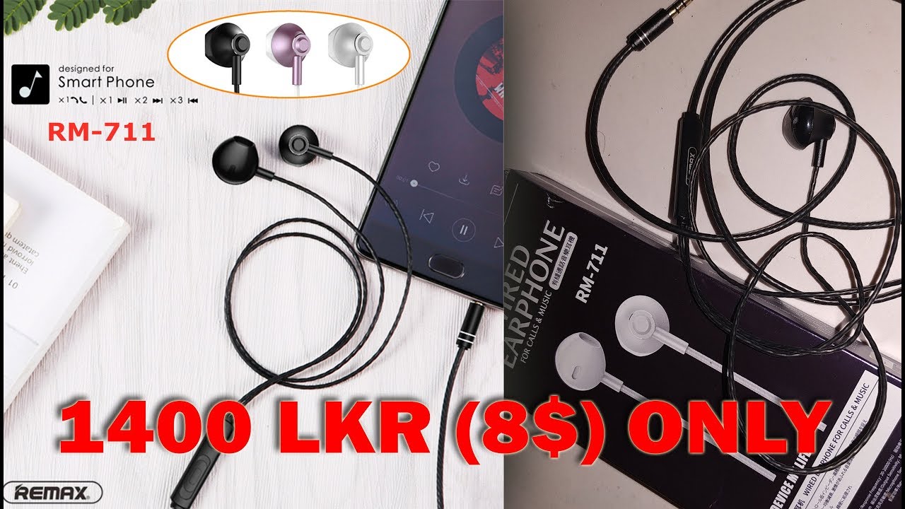 [4K] REMAX RM-711 The best budget wired handsfree - 8$ - YouTube