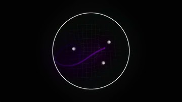 A ball orbiting 3 rotating spheres but the gravity is increasing.