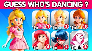 Guess Who Is Dancing? | Super Mario Bros. , Netflix Ladybug, Spider Verse, Puss in boots