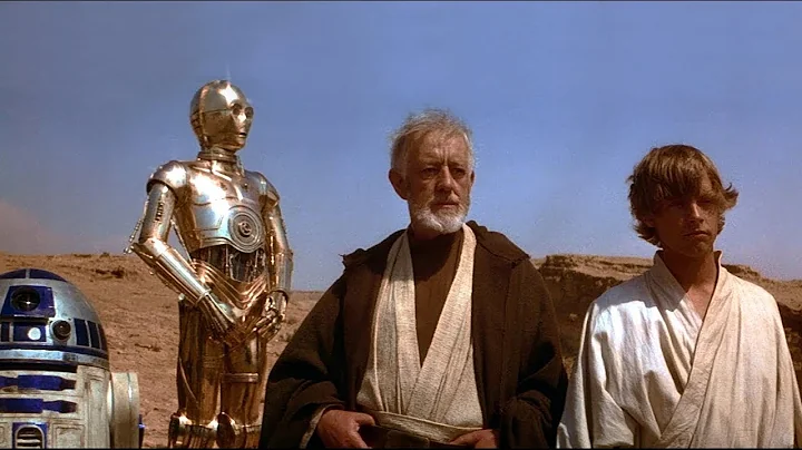 Star Wars A New Hope - Luke and Obi-Wan arrive Mos Eisley