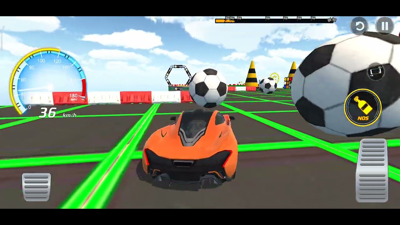 Mega Ramp Ultimate Challenge Game#kindergames - YouTube