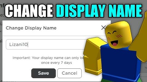 How to Change DISPLAY NAME on Roblox (2025)