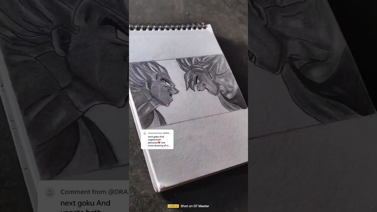 Goku and Vegeta drawing || Goku drawing 