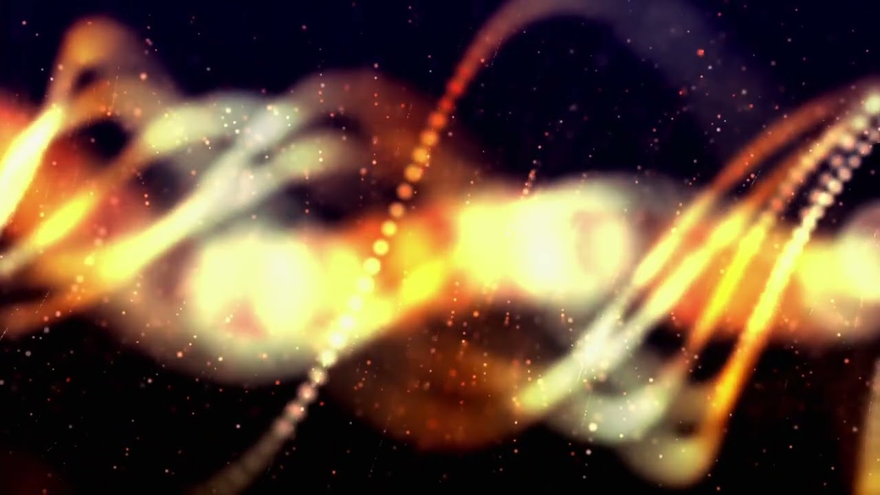 Particles background red bokeh video