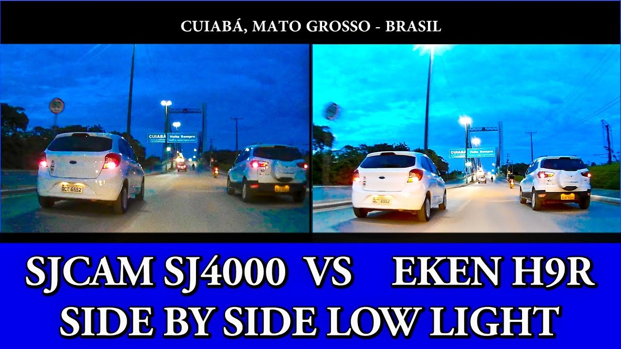 A INCRÍVEL EKEN H9R, MELHOR D TODOS OS TEMPOS vs SJCAM SJ4000 AIR SIDE