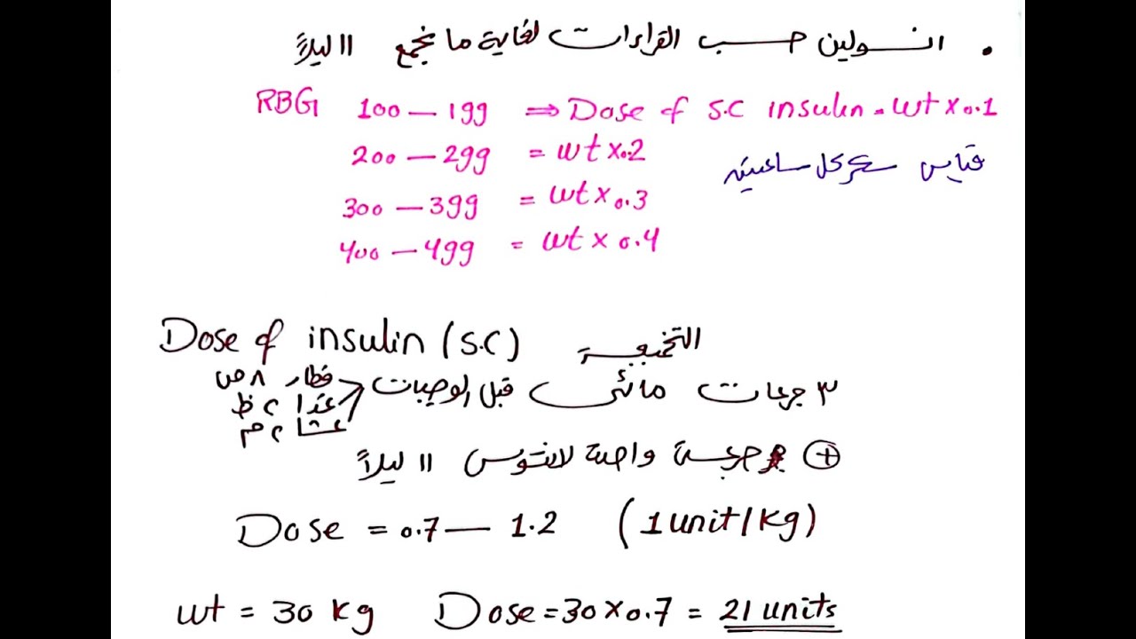 Diabetic Ketoacidosis (DKA) - غيبوبة سكر الاطفال