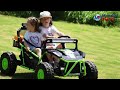Video: Auto Elettrica per Bambini 24V Viper X Buggy UTV 2 Posti con 2 Potenti Motori 6-12 Anni Velocità 15 km/h Ruote in Gomma