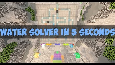 SkyBlock: INSTANT Water Solver Guide (5 Seconds) | How to Solve Water Puzzle