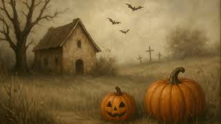 Vintage Halloween Painting | 4K Fall Wall Art for TV Display | Cozy Autumn Home Décor
