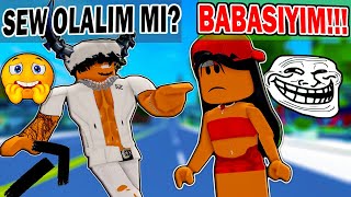 BABASIYIM BROOKHAVENDA SEVGİLİLERİN ARASINI BOZUP TROLLEDİK ROBLOX BROOKHAVEN RP #roblox