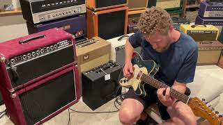 Shabat ThinLion Guitar w/ Lollar El Rayos – Dirt Tones Thru Amplified Nation Overdrive Reverb