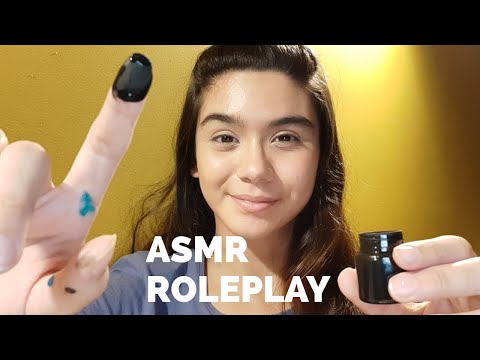 ASMR [PT/BR]: ROLEPLAY "EU PINTORA, VOCÊ TELA" PARA TE FAZER DORMIR
