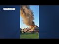 Fire destroys Coweta home of man charged with rape, child exploitation